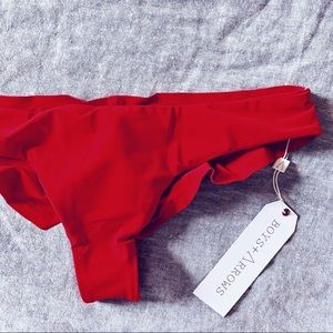 NWT- Boys + Arrows Red Kiki Bottoms